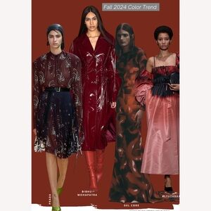 BURGUNDY: Fall/Winter 2024 Color Trends